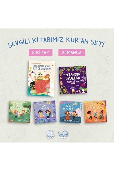 Puset Kitap Almanca Sevgili Kitabımız Kur'an Seti, (6 Kitap)