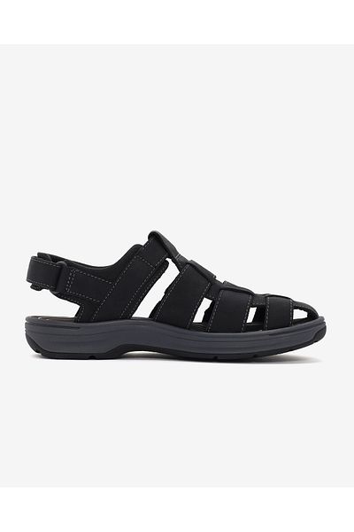 CLARKS Μαύρα σανδάλια Saltway Cove 26176899