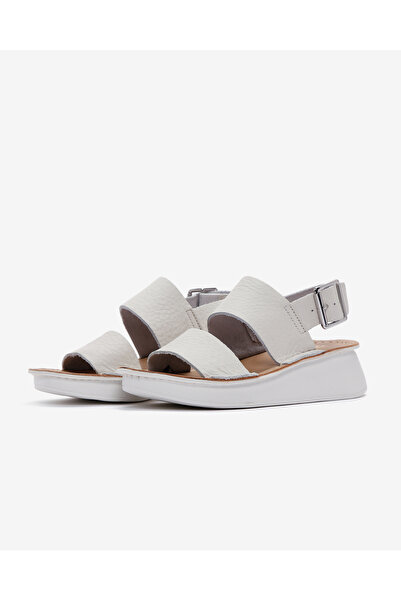 CLARKS Velhill Strap Kadın Beyaz Sandalet 26170824