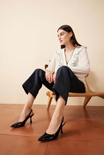 NİSH EXCLUSİVE Nish Exclusive 2430 Kadın Hakiki Deri Stiletto