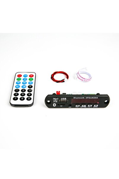 TLS Robotik MP3 Çözücü Modülü (SD Kart Girişi, USB 2.0, FM Radyo, Uzaktan Kum...
