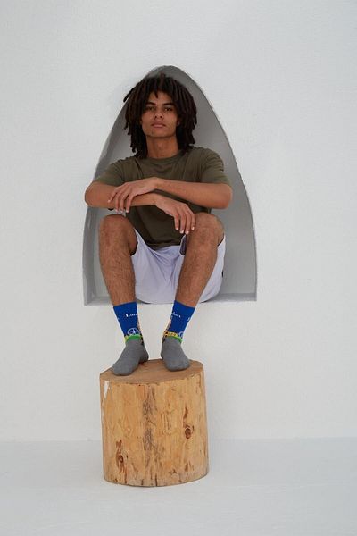 CARNAVAL SOCKS London πολύχρωμες κάλτσες σχεδίου