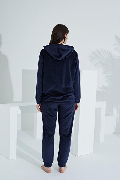 Etoile М'який капюшон з кишенями з кангуру, жіночий вельветовий спортивний костюм