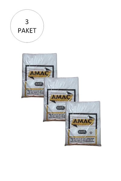 Ethab Ticaret Transparent Sheer Athlete Bag Large Size 29X52 cm 650 Gr (3 Pack - 450 Pieces)