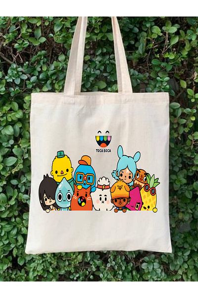 Cemira Toca Boca Design Tote Bag Vászontáska