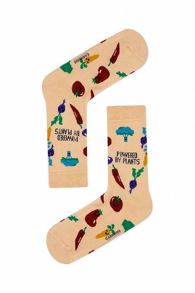 CARNAVAL SOCKS Цветни шарени чорапи с микс от зеленчуци