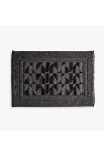 Green Black Πετσέτα ποδιών Anisa Anthracite 100% βαμβακερή 50x80 cm