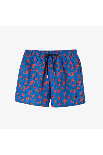 Nautica ERKEK MAVİ STANDART FIT MAYO ŞORT