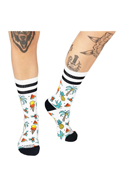 American Socks Καλοκαιρινές μεσαίες ψηλές κάλτσες