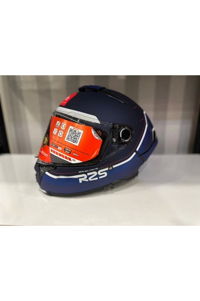 Genel Markalar KASK MT THUNDER 4 SV R25 C7 MAT MAVİ/LACİVERT