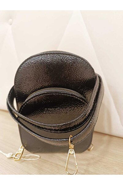 Armine Black Patent Leather 384 Women's Bag