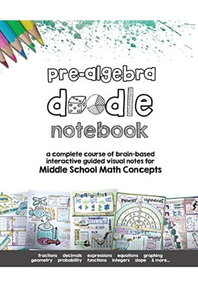 Gardners Books UK Pre Algebra Doodle Notes A Complete Course Of Brainbased In...