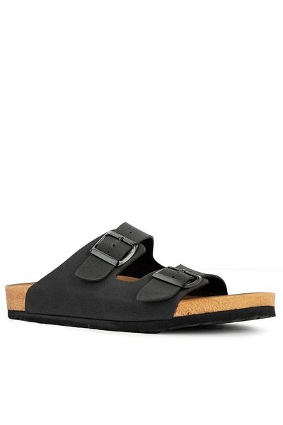 Slazenger Lens Black Nubuck Women's Slippers
