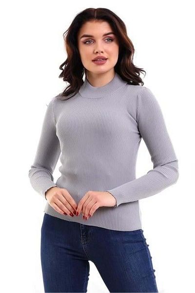 Irmak Kerekli Pulover Badi cu nervuri pe jumătate de pescar afumat pentru femei 1246