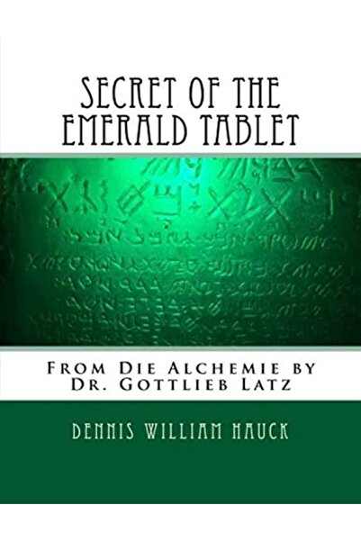 Ingram Internatıonal Inc سر لوح الزمرد من Die Alchemie للدكتور جوتليب لاتز