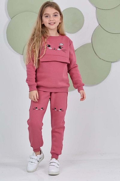 relax kids COSTUME DE FETE CU CUPERĂ CU IMPRIMURI DE PISICI