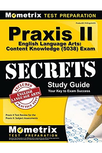 Ingram Internatıonal Inc دليل دراسة أسرار امتحان Praxis II للغة الإنجليزية وا...