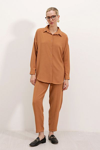 Bigdart 6593 Oversize Διπλό Σετ - Μαυρίσματος