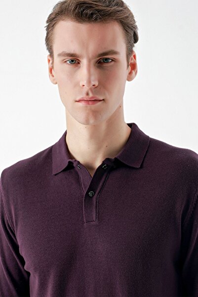 Morven Πλεκτό πουλόβερ με βασική δυναμική εφαρμογή, χαλαρή κοπή με λαιμόκοψη