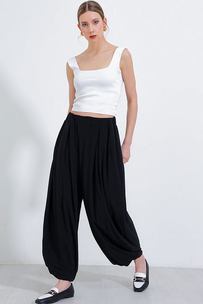 Bigdart Γυναικείο μαύρο παντελόνι Shalwar 6659