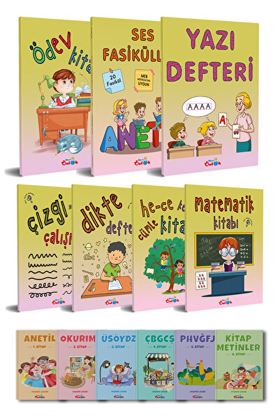 Mavi Önlük Yayınları 2025 Mavi Önlük 1. Sınıf Okuma Yazma Seti ( Yeni )