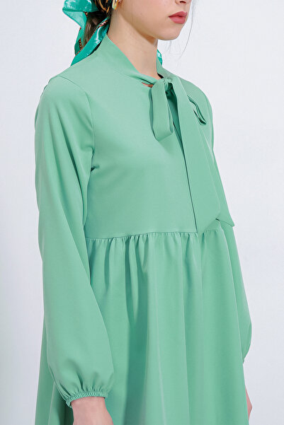 Bigdart Women's Mint Knitted Trousers Tunic Top and Bottom Set 6654