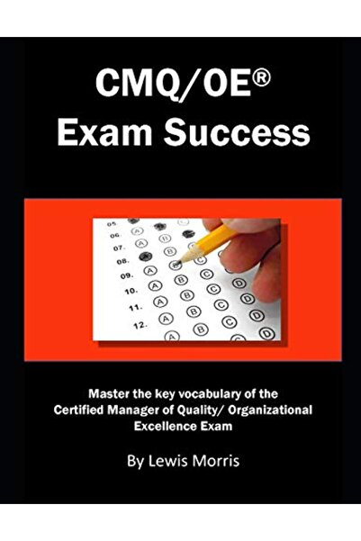 Ingram Internatıonal Inc النجاح في امتحان CMQOE إتقان المفردات الأساسية لمدير...