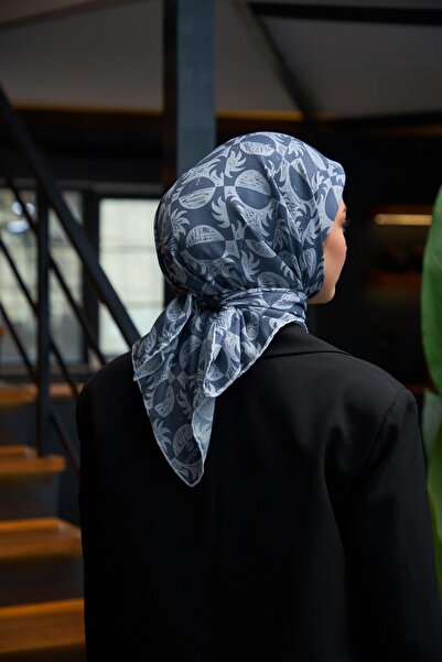 İpekhan Harmony Collection - Ατσάλινο Γκρι Μαλακό Κασκόλ 1182-07