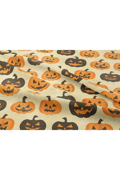 Tataroğlu Dijital Kumaş Happy Halloween Halloween - Ψηφιακό τυπωμένο σχέδιο πολλαπλών χρήσεων, 16 μοντέλα