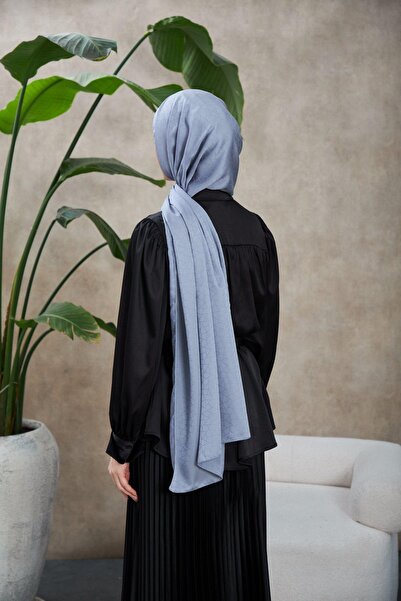 İpekhan Novvela Σχέδιο Σατέν Τζακάρ Κεφαλή Λεβάντα Γκρι 9008-24