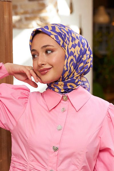 İpekhan Colorday Mono Soft Scarf Purple 1152-05