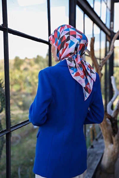 İpekhan Triano Desen М'яка шарф темно-коричневий червоний 1171-13