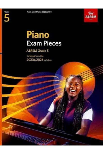 OXFORD UNIVERSITY PRESS Piano Exam Pieces 2023 & 2024 Abrsm Grade 5 Selected From The 2023 & 2024 Syllabus