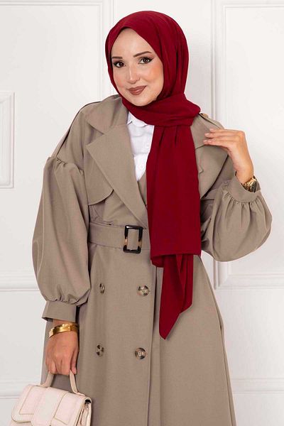 EBRUTESETTÜR Balloon Arm Portable Belted Waterproof Trench