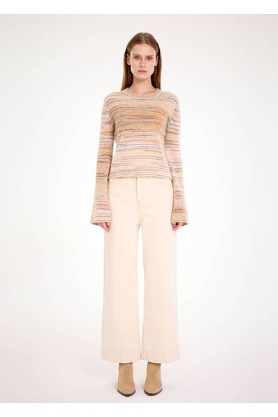 Knitss Tricotaj de tranziție de culoare bej amestecat de alpaca