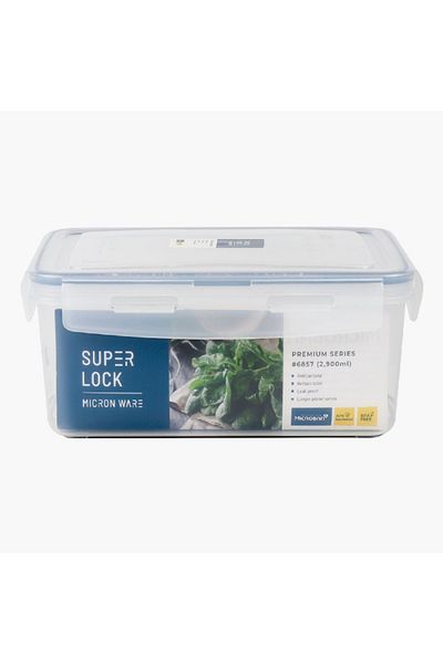 Home Box Micronware Superlock Rectangle Storage Box - 2.9 L