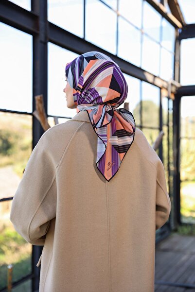 İpekhan Колекція Boheme М'який шарф Yavru Ağızı Фіолетовий 1174-08