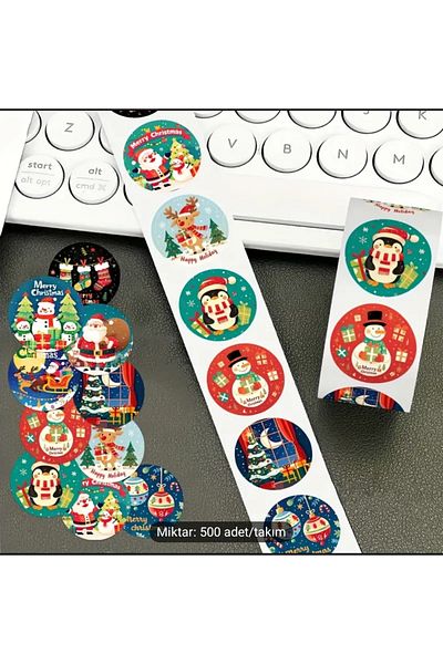 Sonic Xmas Christmas Gift - Phone Label Sticker Extracting Notebook