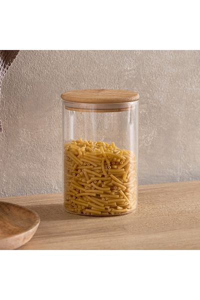 Home Box La Natura Borosilicate Glass Jar - 1.15 L