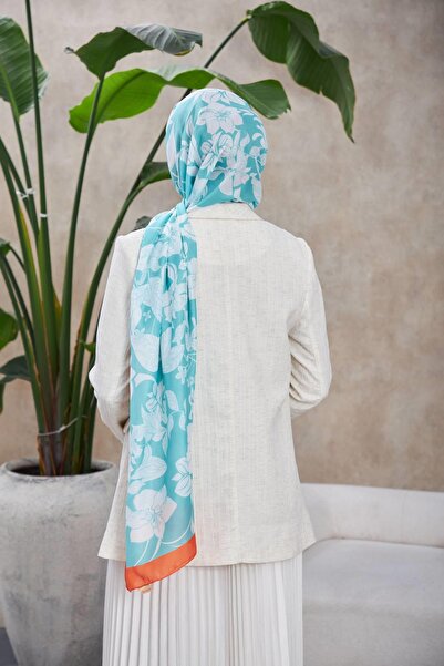 İpekhan Πορτοκαλί Water Green Fulya Soft Shawl - 3041-12
