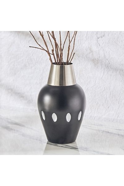 Home Box Ornate Metal Vase