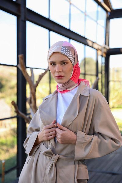 İpekhan Boheme Collection Μαλακό Κασκόλ Pink Mink 1173-04