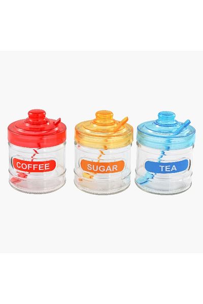 Home Box Madeline Canister and Spoon - Set of 3