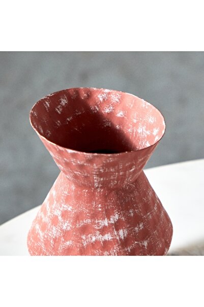 Home Box Splendid Modern Metal Pot Vase - 11x16.5 cm