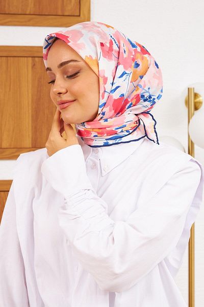 İpekhan Μαλακό κασκόλ Colorday Quartz Navy Blue 1142-04