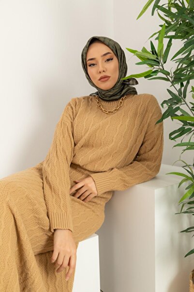 Silk Home Twill Ipek Eşarp - 11393-12 Haki Yeşil