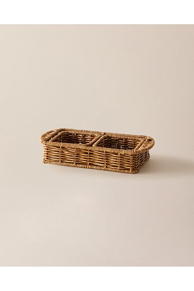 Madame Coco Organizator Noir Rattan