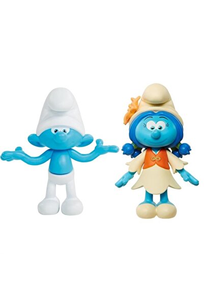 ŞİRİNLER Lost Village Smurf & Smurflily Figure Set