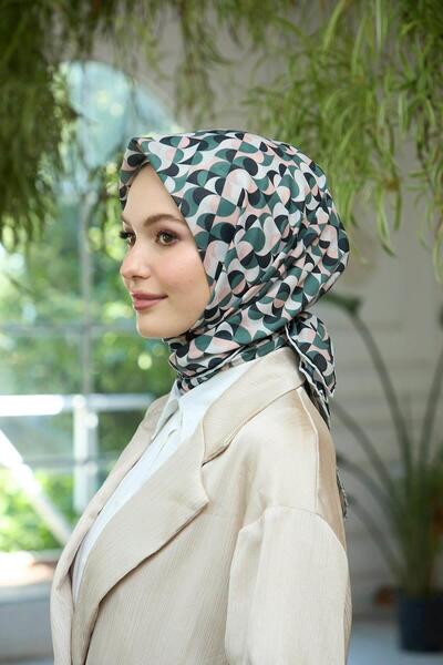 İpekhan Μαλακό κασκόλ Salmon Black - Summer Sparkle Collection 1185-07