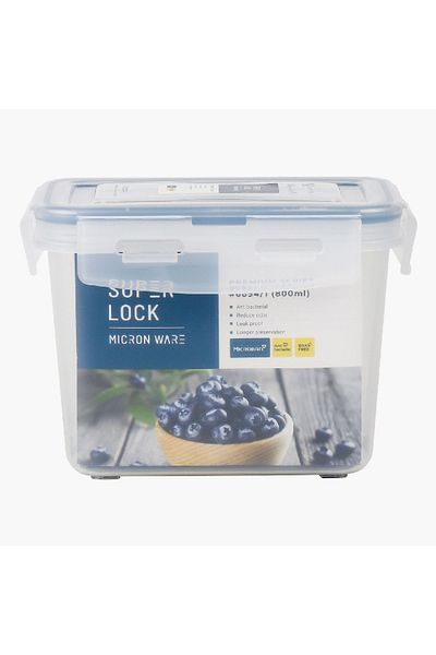 Home Box Micronware Superlock Rectangle Storage - 800 ml